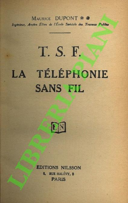 T.S.F. La téléphonie sans fil - copertina