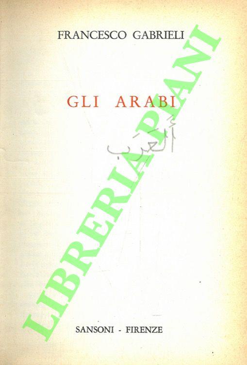Gli arabi - Francesco Gabrieli - copertina