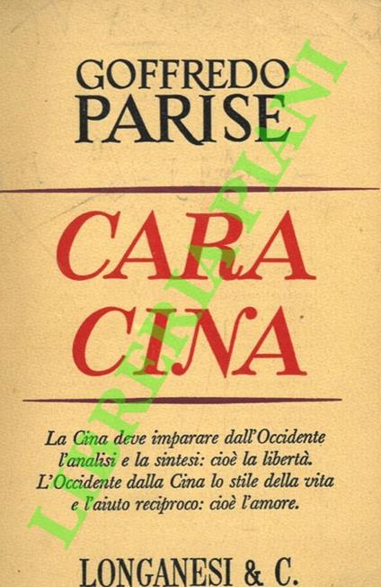 Cara Cina - Goffredo Parise - copertina