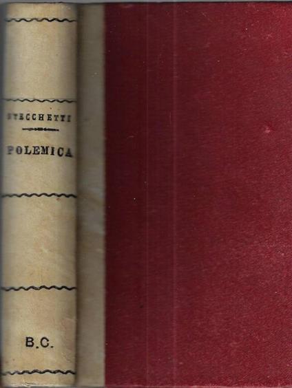 Nova polemica - Lorenzo Stecchetti - copertina