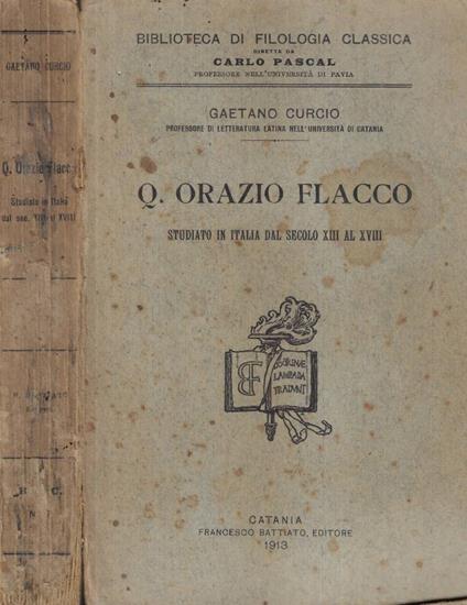 Q. Orazio Flacco - copertina