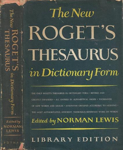 The New Roget's Thesaurus in Dictionary Form - copertina