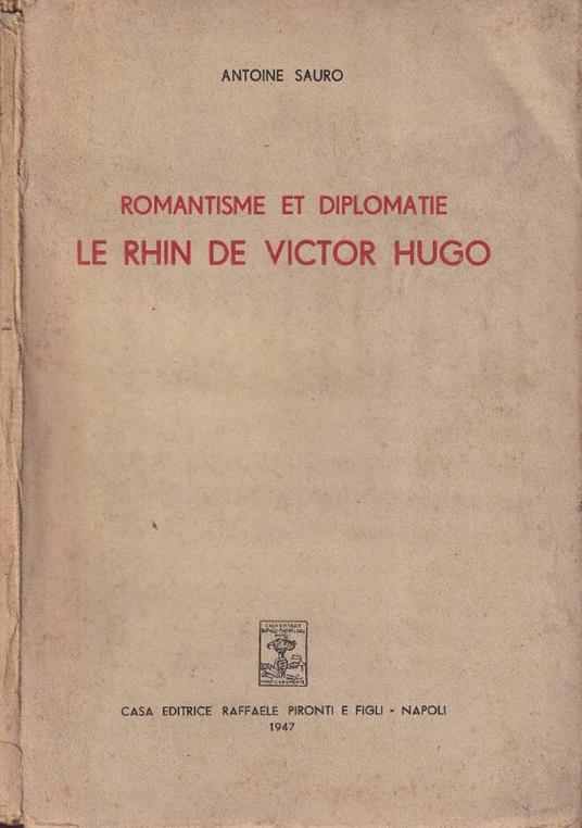 Le Rhin de Victor Hugo - copertina