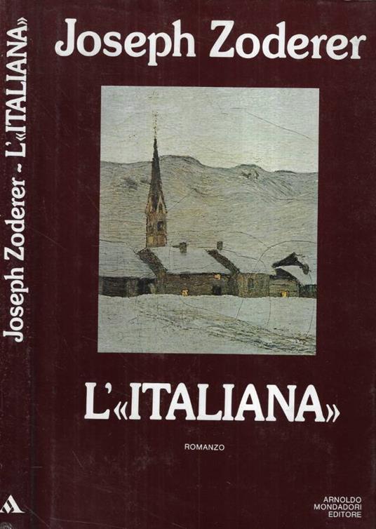 L'Italiana - Joseph Zoderer - copertina