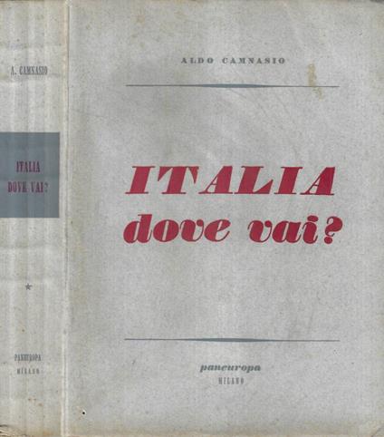 Italia dove vai? - copertina