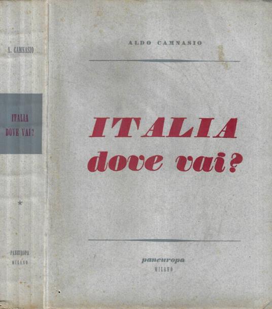 Italia dove vai? - copertina
