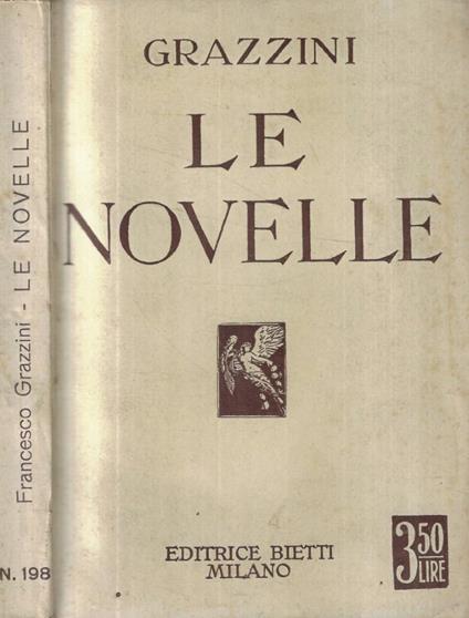 Le novelle - Francesco Grazzini - copertina