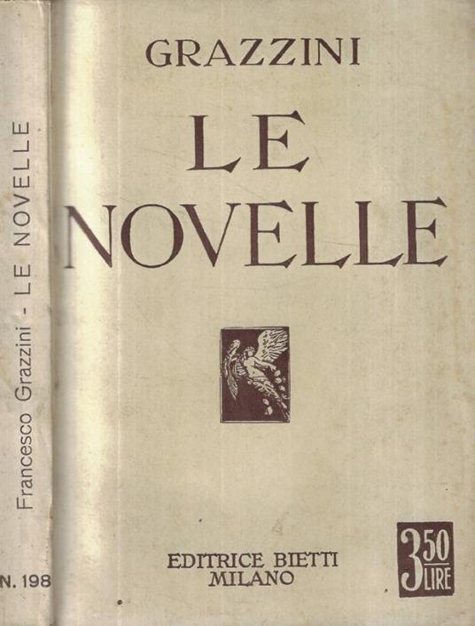 Le novelle - Francesco Grazzini - copertina