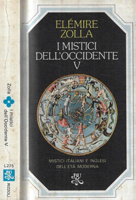 I mistici dell'occidente V - Elémire Zolla - copertina