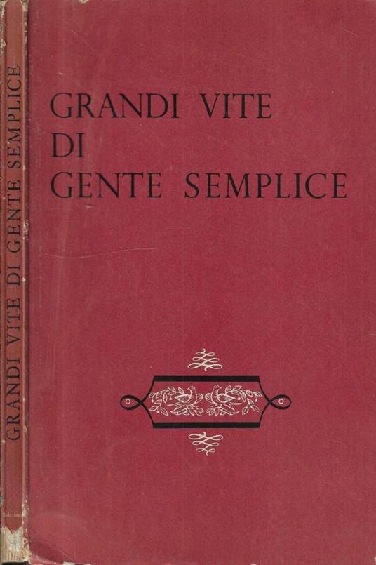 Grandi vite di gente semplice - copertina