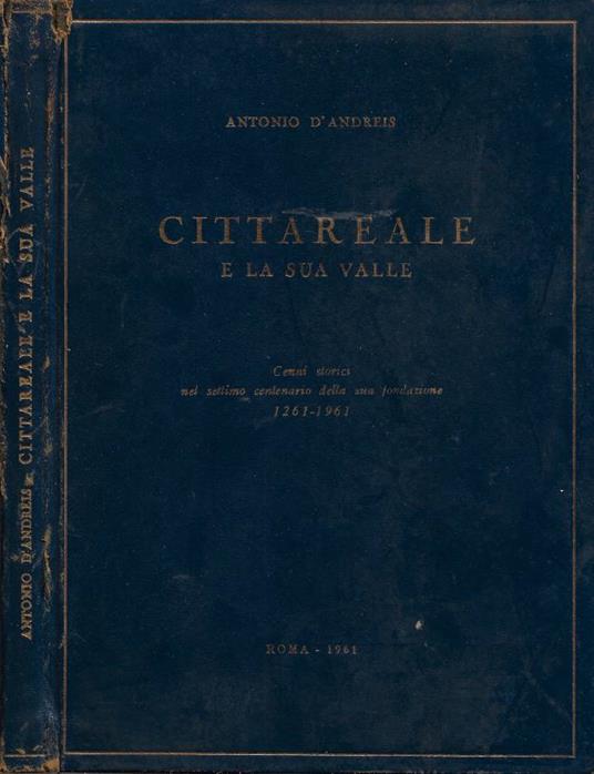 Cittareale e la sua valle - copertina