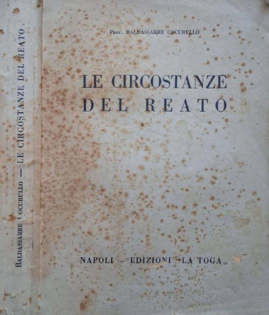 Le circostanze del reato - copertina