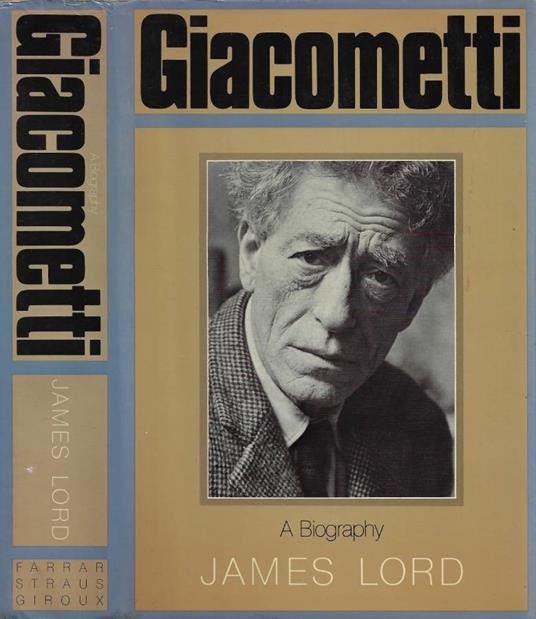Giacometti - James Lord - copertina