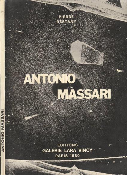 Antonio Massari - Pierre Restany - copertina
