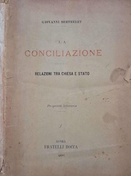 La conciliazione - copertina