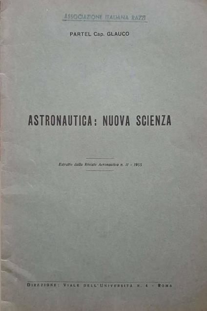 Astronautica: nuova scienza - copertina