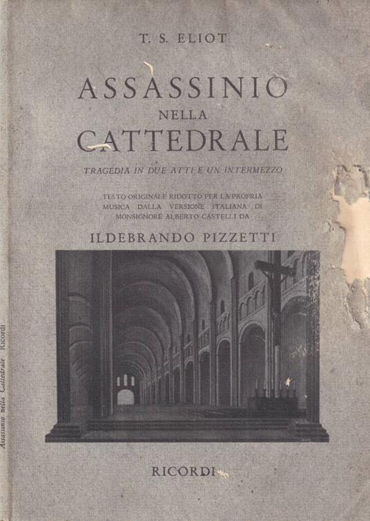 Assassinio nella cattedrale - copertina