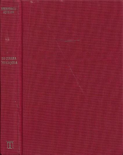 La guerra dell'Aquila - copertina