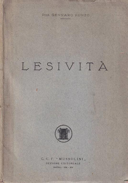 Lesività - copertina