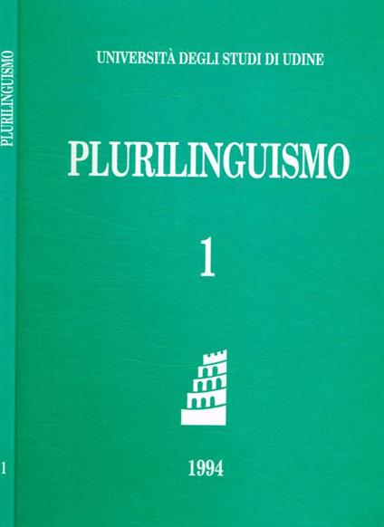 Plurilinguismo 1 - copertina