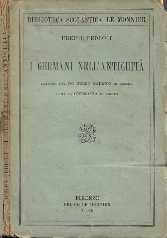 I Germani nell'Antichità - copertina