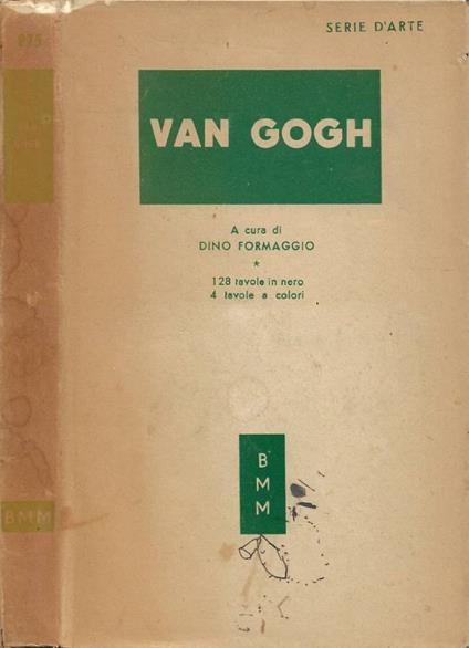 Van Gogh - Dino Formaggio - copertina
