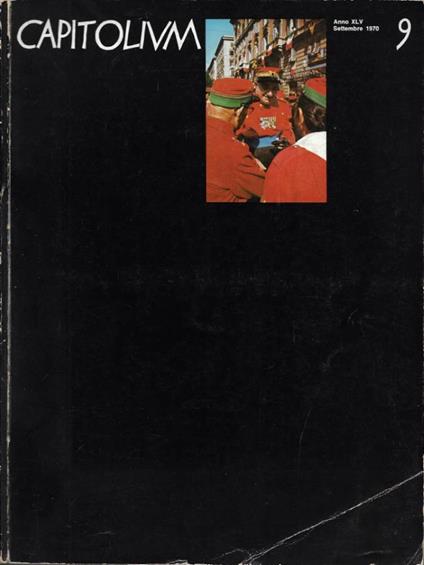Capitolium - Anno XLV - N. 9 - Settembre 1970 - copertina