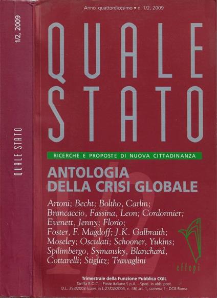 Quale Stato. Ricerche e proposte di nuova cittadinanza. Trim - copertina