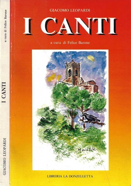 I Canti - Giacomo Leopardi - copertina