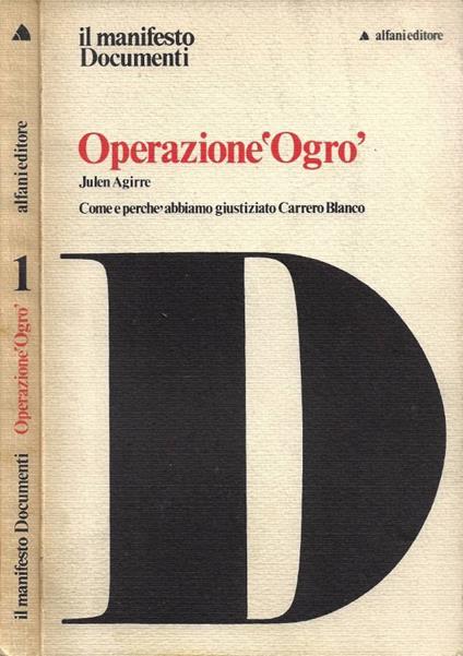 Operazione Ogro - copertina