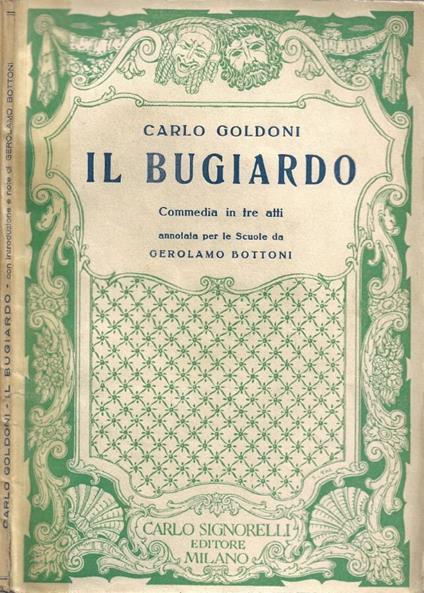 Il Bugiardo - Carlo Goldoni - copertina