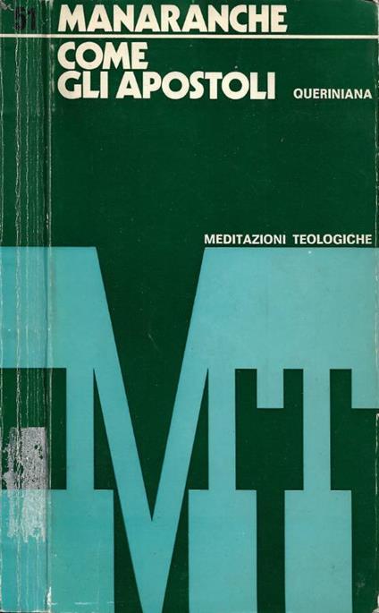 Come gli Apostoli - André Manaranche - copertina