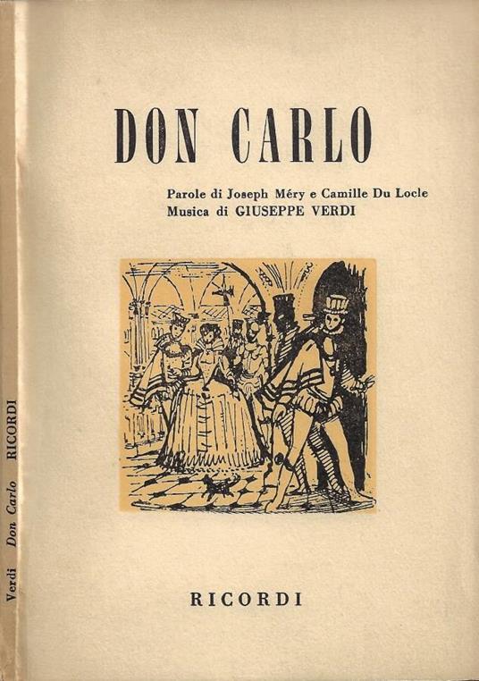Don Carlo - Giuseppe Verdi - copertina