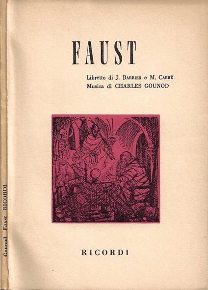 Faust - Charles Gounod - copertina