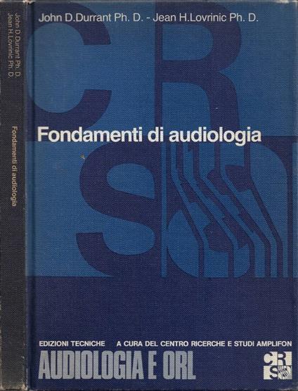 Fondamenti di Audiologia - copertina
