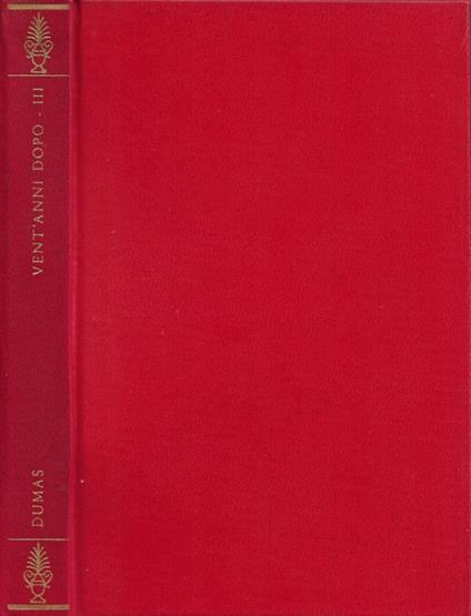 Vent'Anni Dopo. Vol. III - copertina