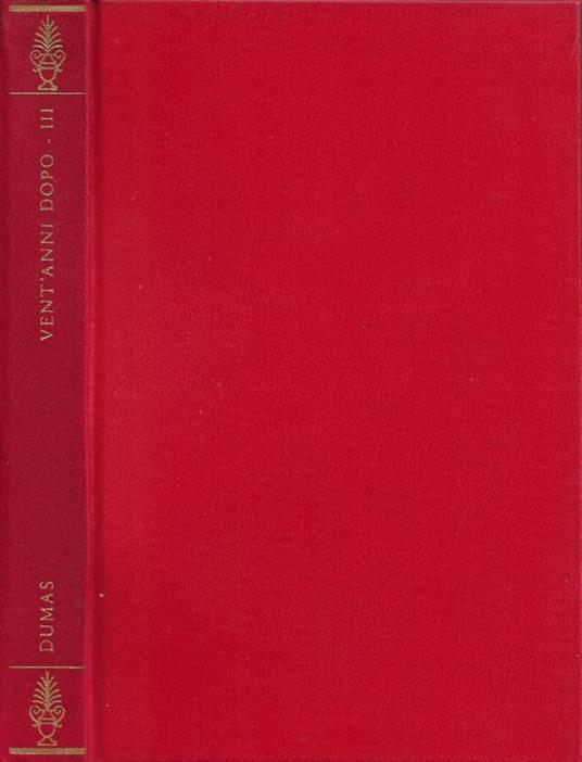 Vent'Anni Dopo. Vol. III - copertina