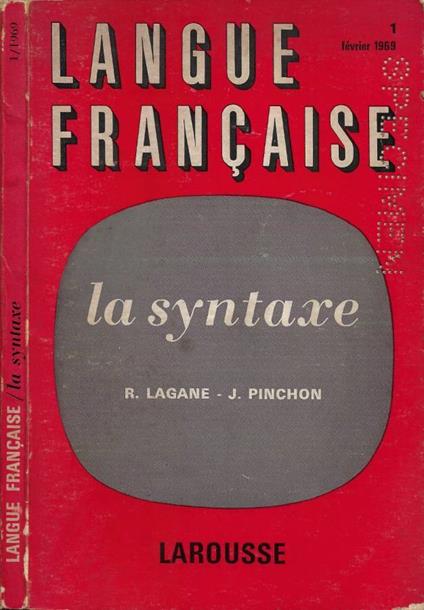Langue Francaise - copertina