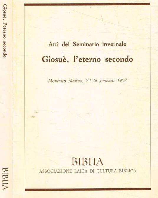 Giosuè, l'eterno secondo - copertina