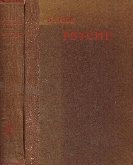 Psyche - Erwin Rohde - copertina