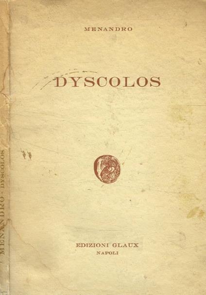 Dyscolos - copertina