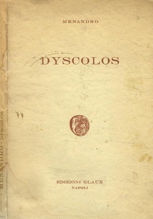 Dyscolos - copertina