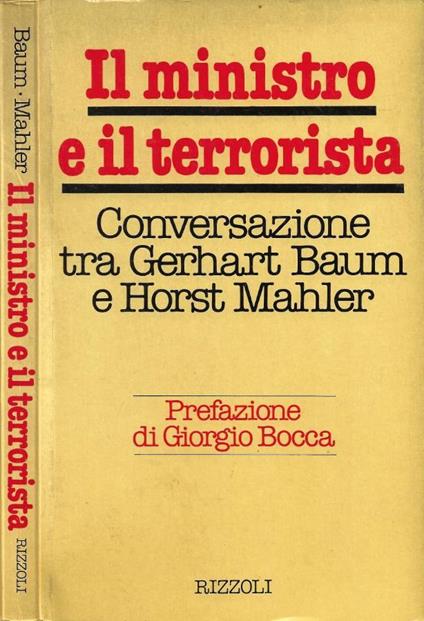 Il Ministro e il Terrorista - copertina