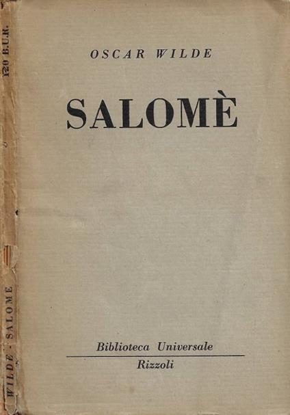 Salomè - Oscar Wilde - copertina
