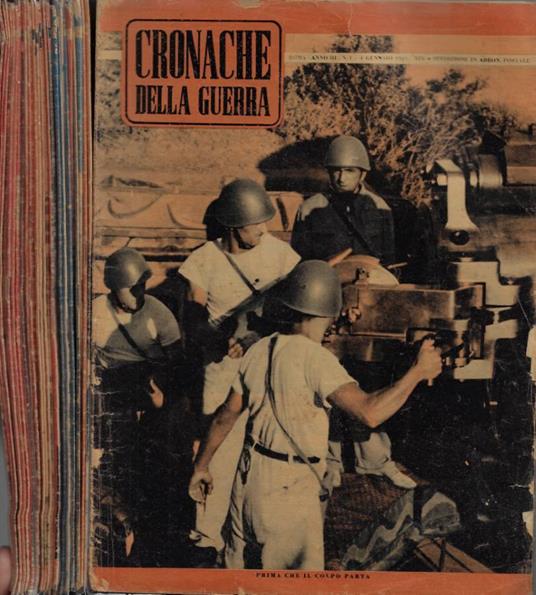 Cronache della Guerra. Anno III - 1941 - N. 1 , N - copertina