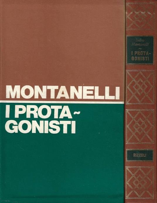I Protagonisti - Indro Montanelli - copertina