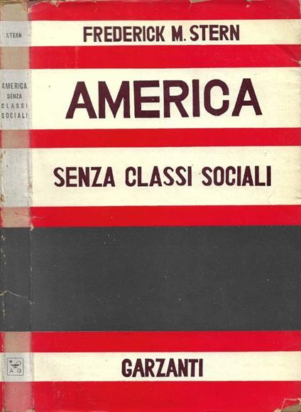 America Senza Classi Sociali - copertina