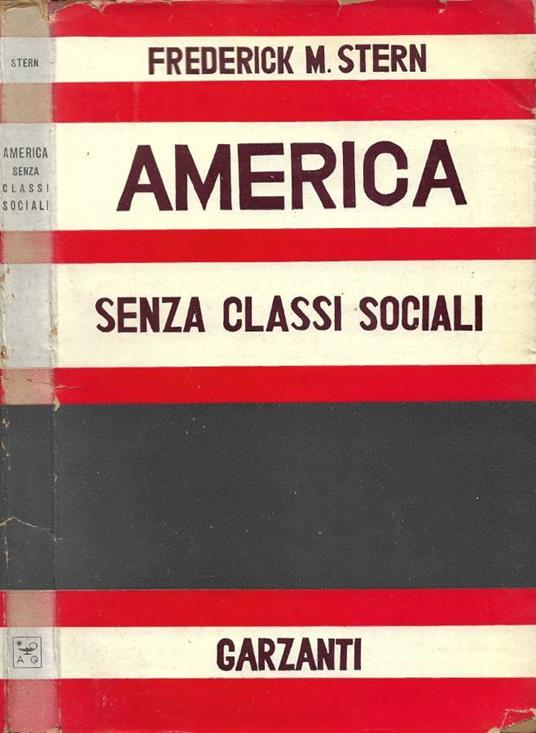 America Senza Classi Sociali - copertina