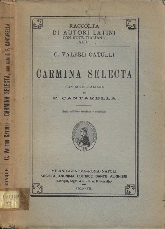Carmina Selecta - copertina
