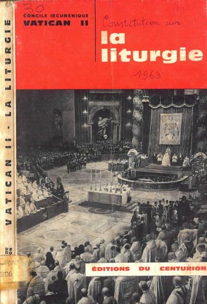 Concile Oecuménique Vatican II. Constitution de la Sainte Li - copertina